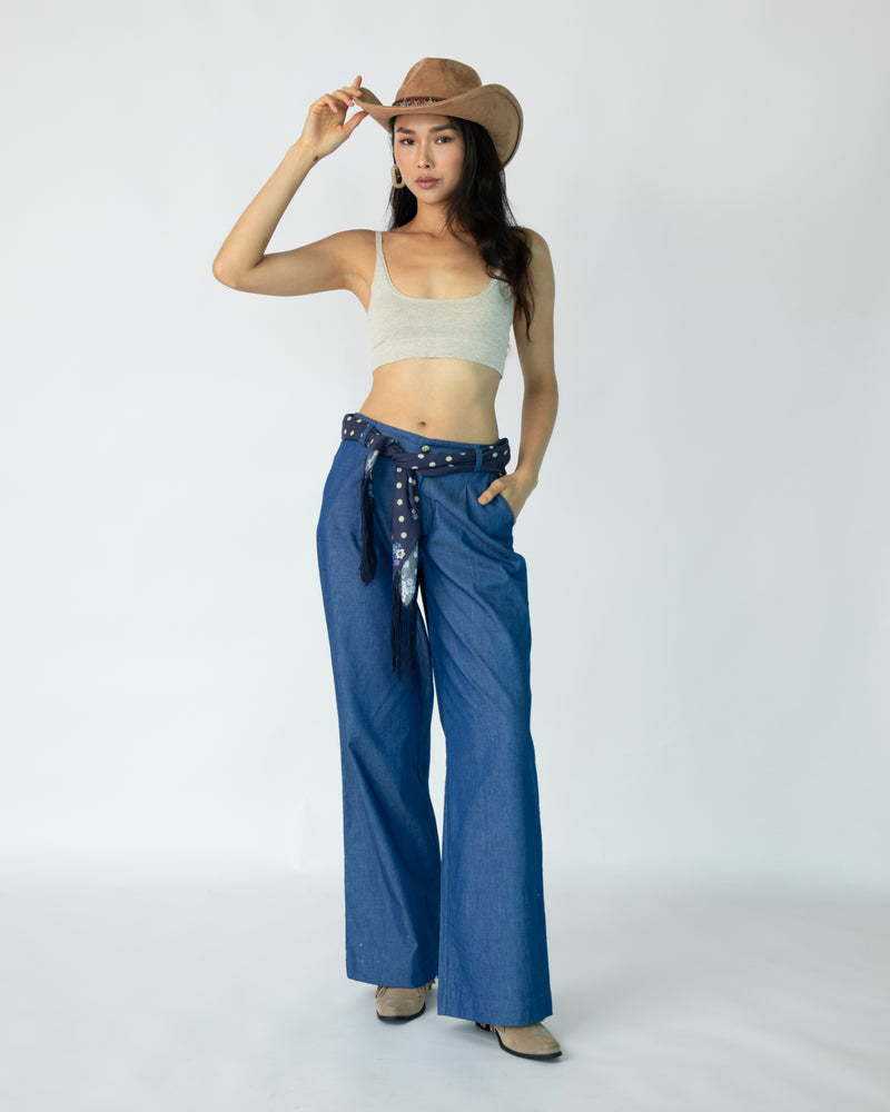 Yves Pants - Indigo Chambray