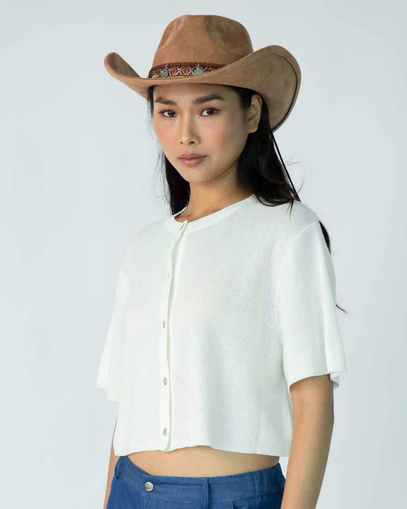 Edita Cardigan - White