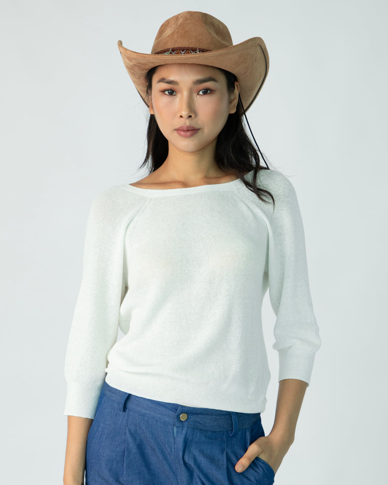 Edith Top - White