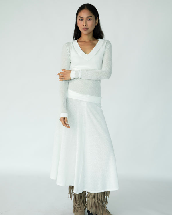 Leonie Skirt - White