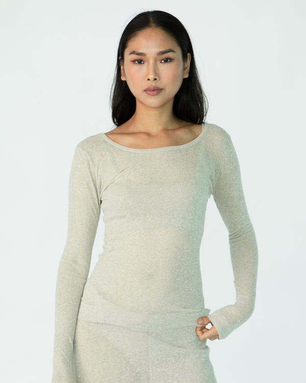 The Fitted Long Sleeve (Round Neck) - Hay Day