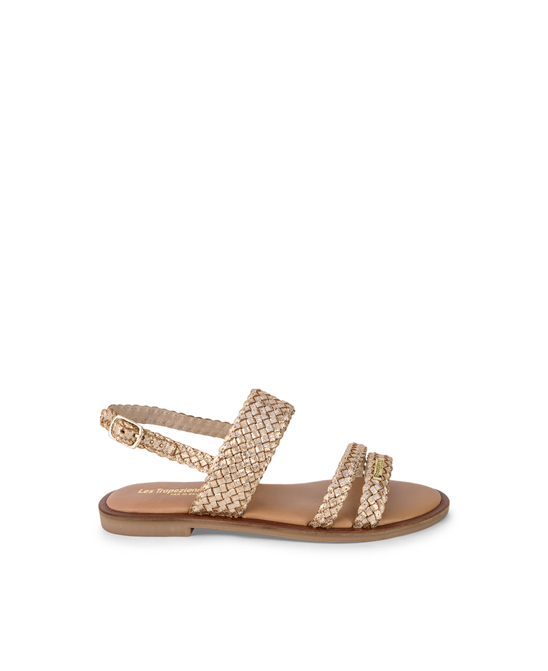 Dobelle Sandals - Gold Craquele