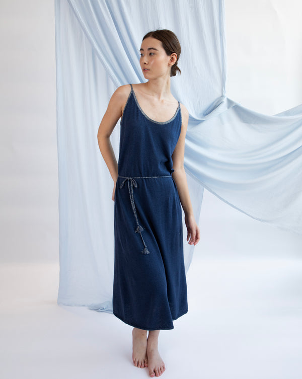 Violette Dress - Indigo Denim