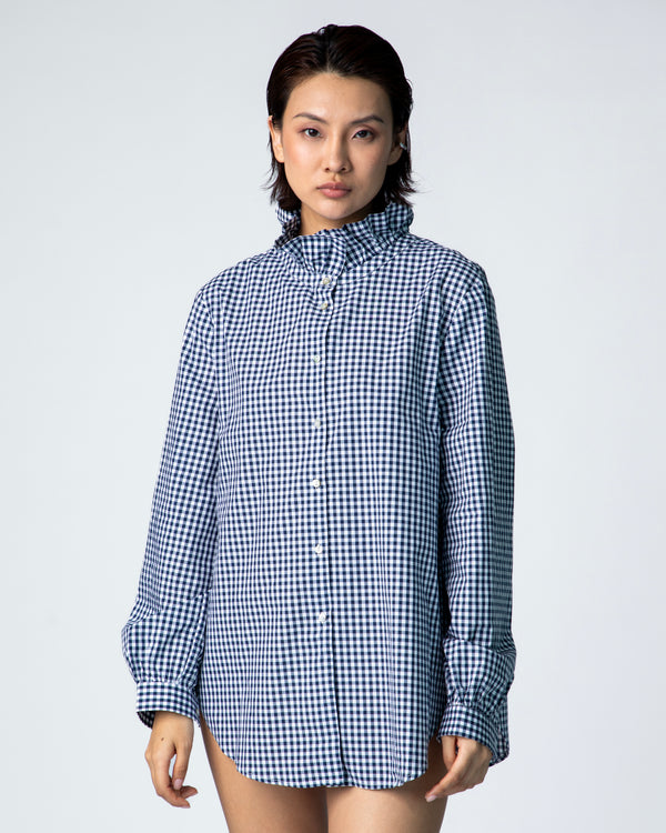 Simone Shirt - Navy Check