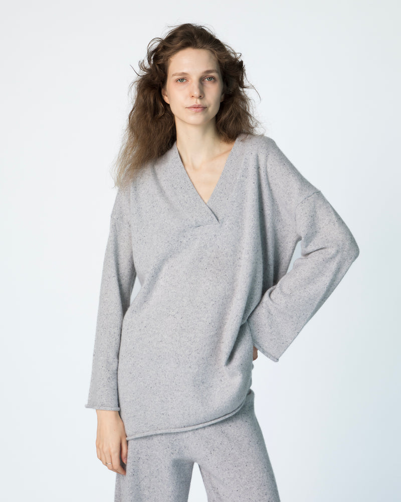 L'Oversized Cashmere Sweater - Silvertail