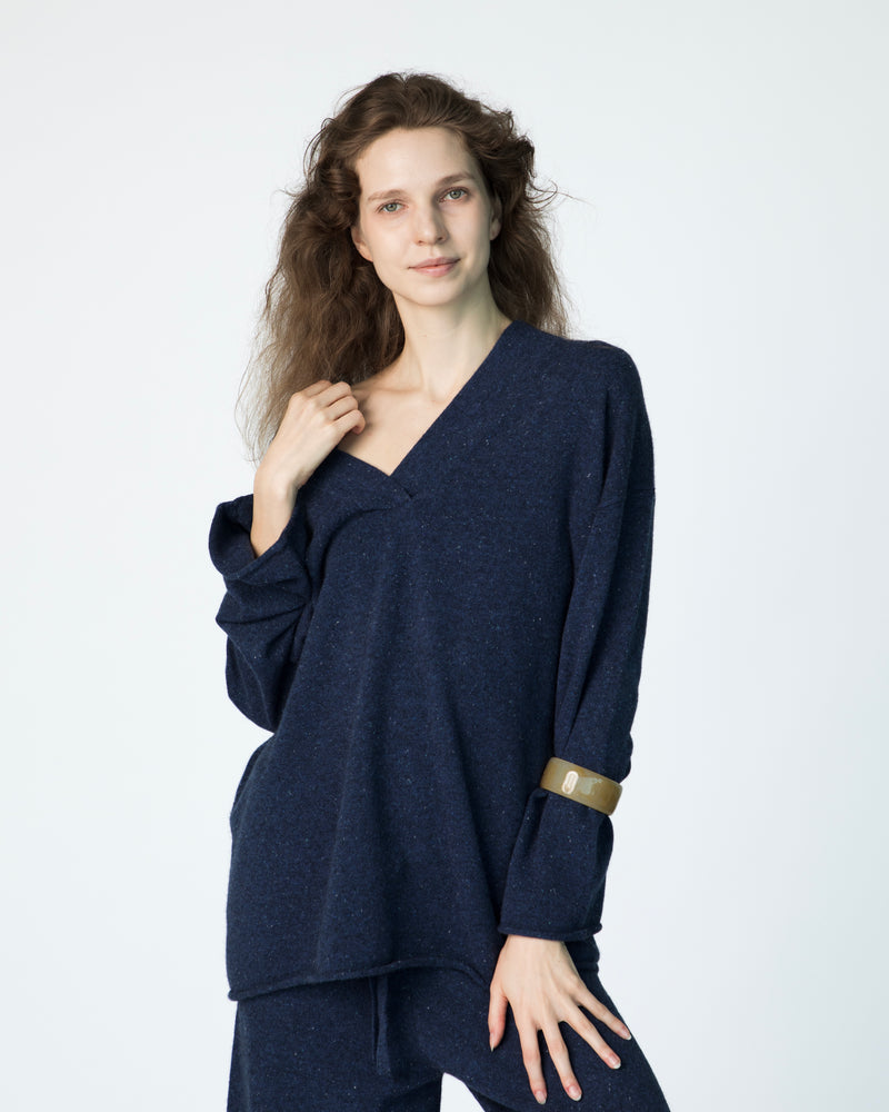 L'Oversized Cashmere Sweater - Royal Coachman