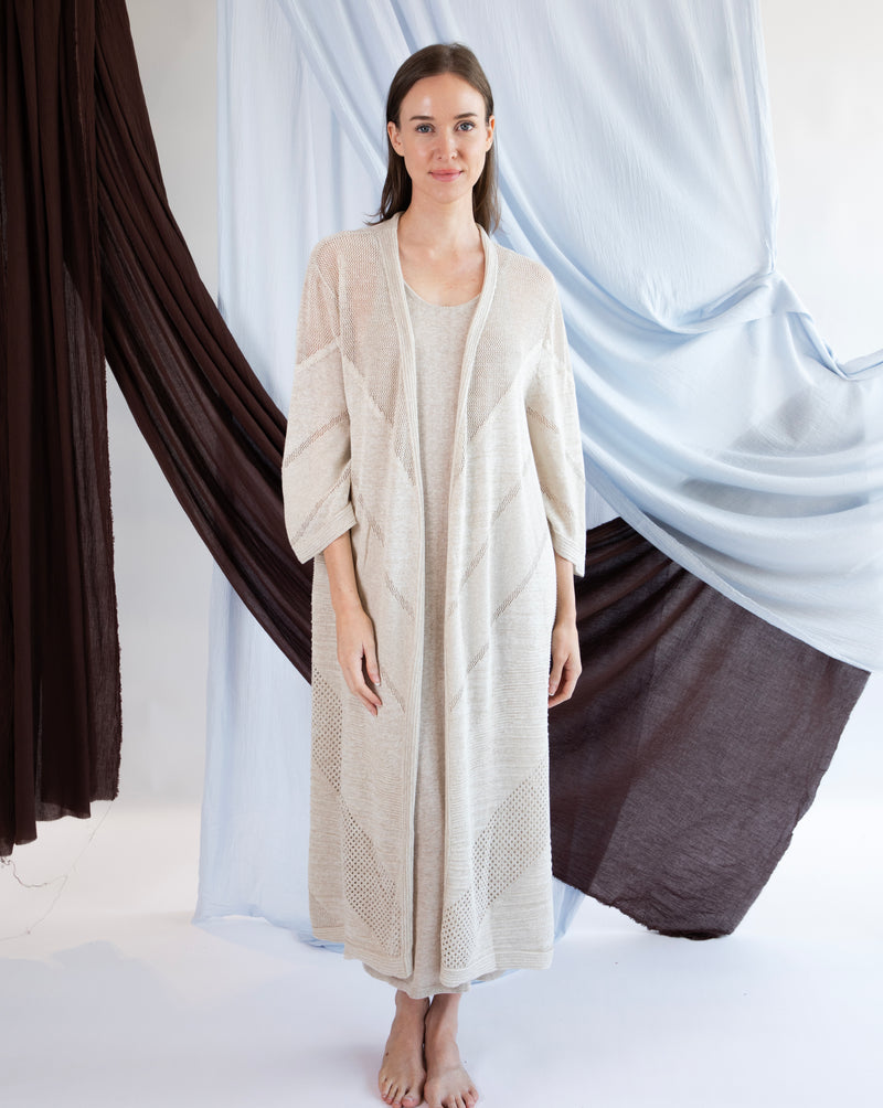 Ines Long Cardigan - Calico Shimmer