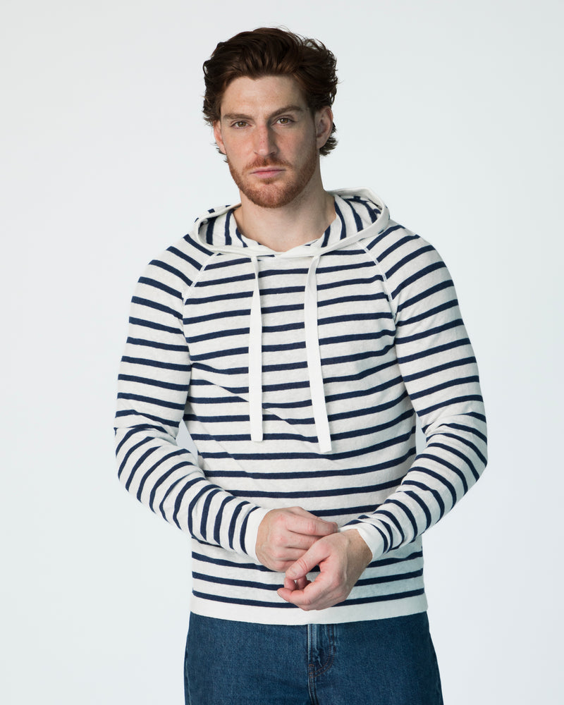 Lenny Hoodie - Blue Stripes