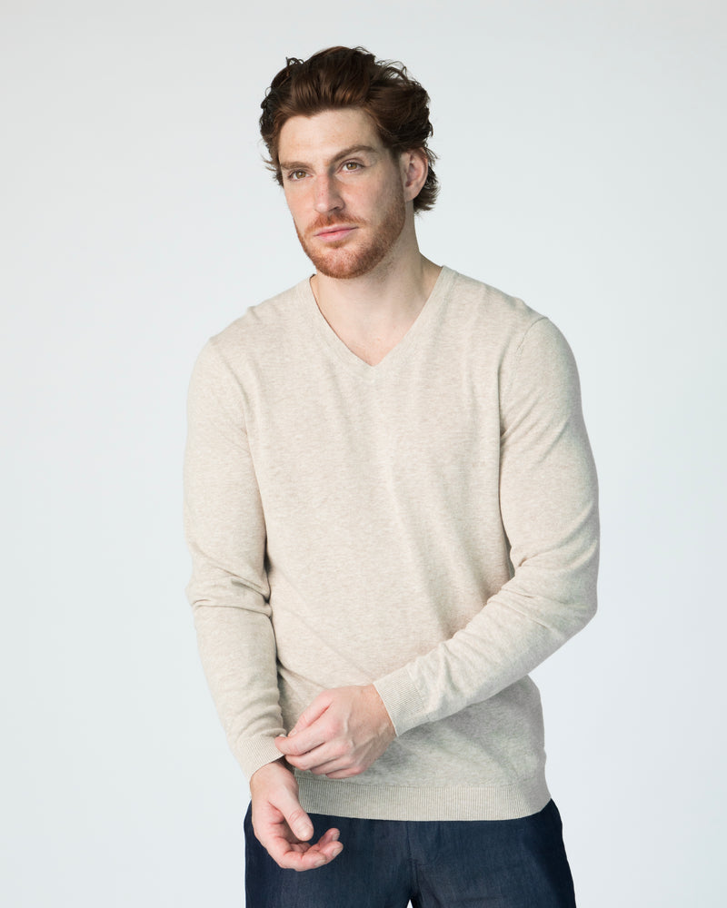 Marco Long T-Shirt (V-Neck) - Hay Day