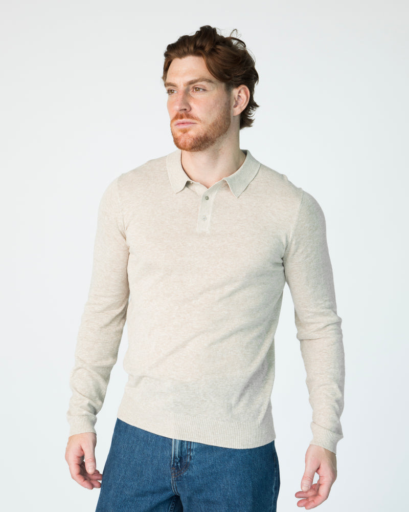 Polo Men Michel Long Sleeve - Hay Day