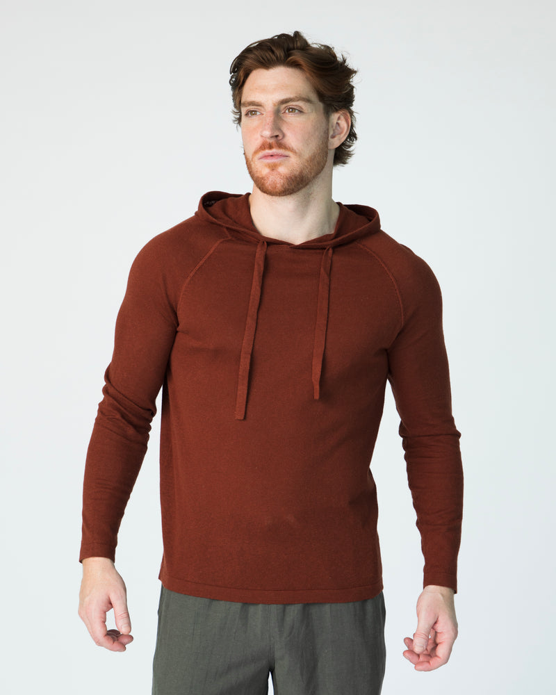 Men Lenny Hoodie - Sierra Brown