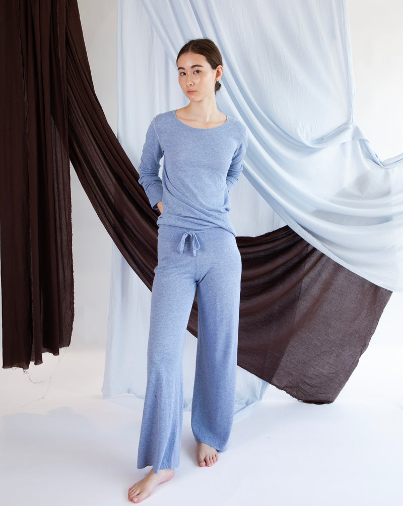 Georges Pants - Gingham Blue