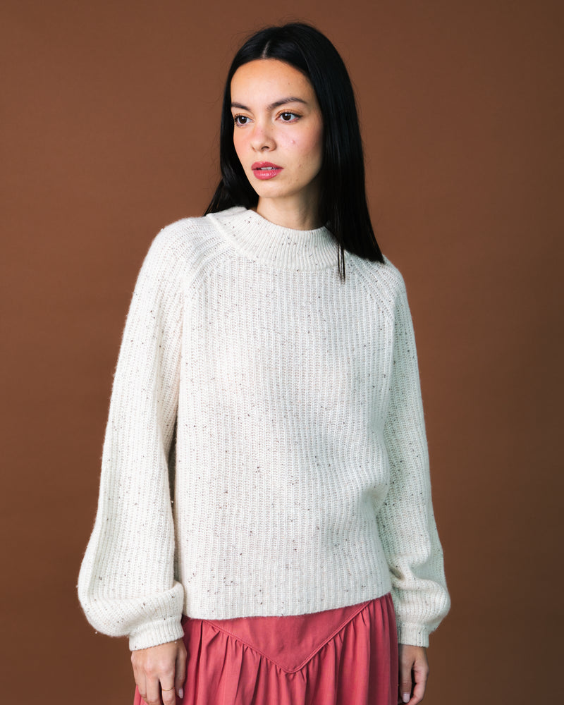 Le Chill Mock Neck Sweater - Donegal Clan
