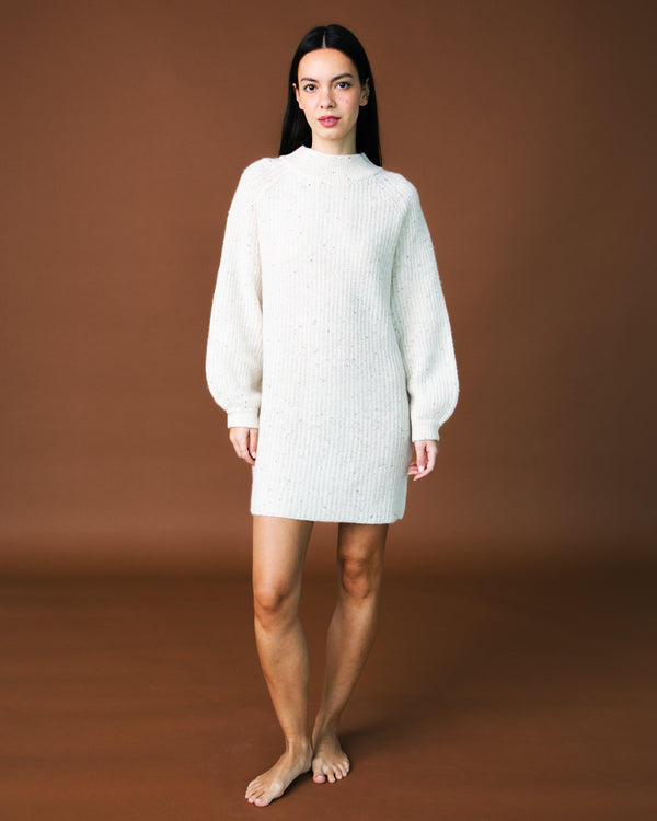 Le Chill Mock Neck Cashmere Dress - Donegal Clan