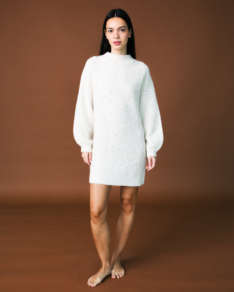 Le Chill Mock Neck Cashmere Dress - Donegal Clan