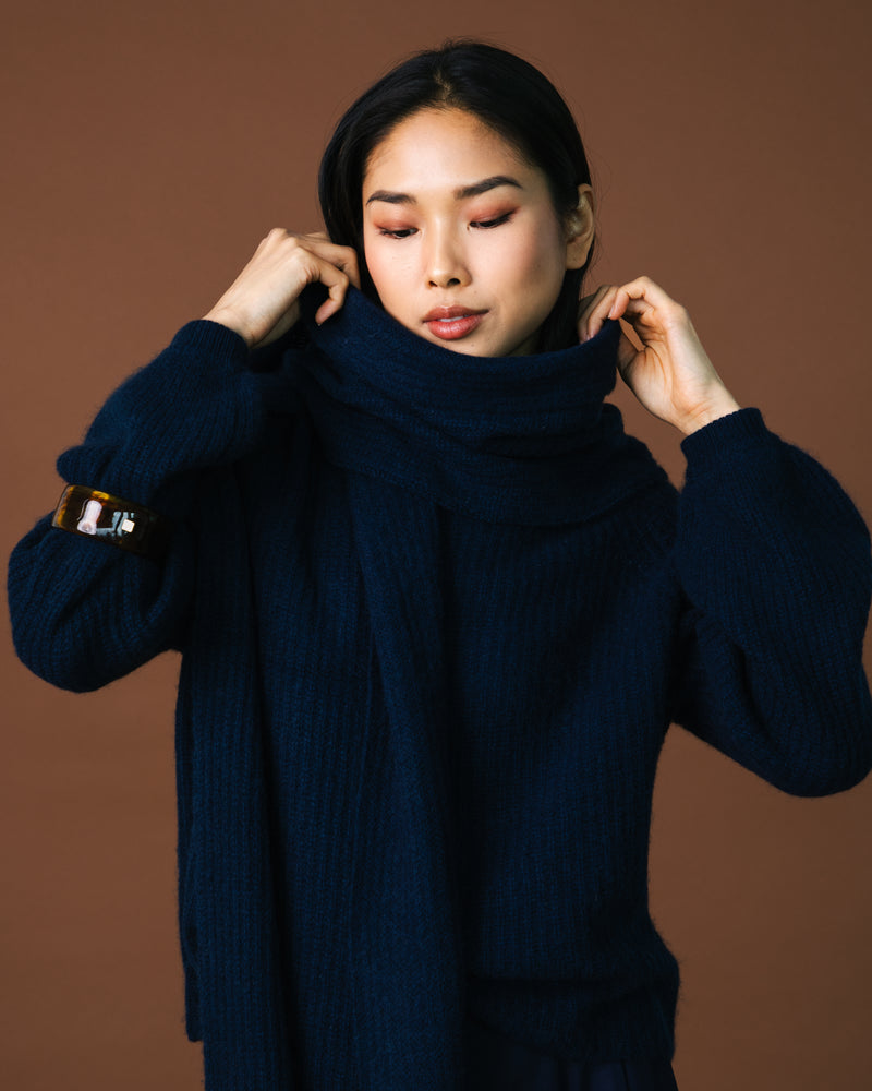 Le Chill Cashmere Scarf - Navy
