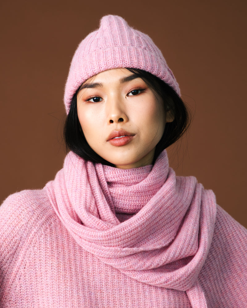 Le Chill Cashmere Beanie - Salmon