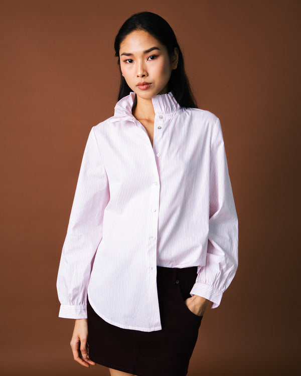 Simone Shirt - Pink Stripes