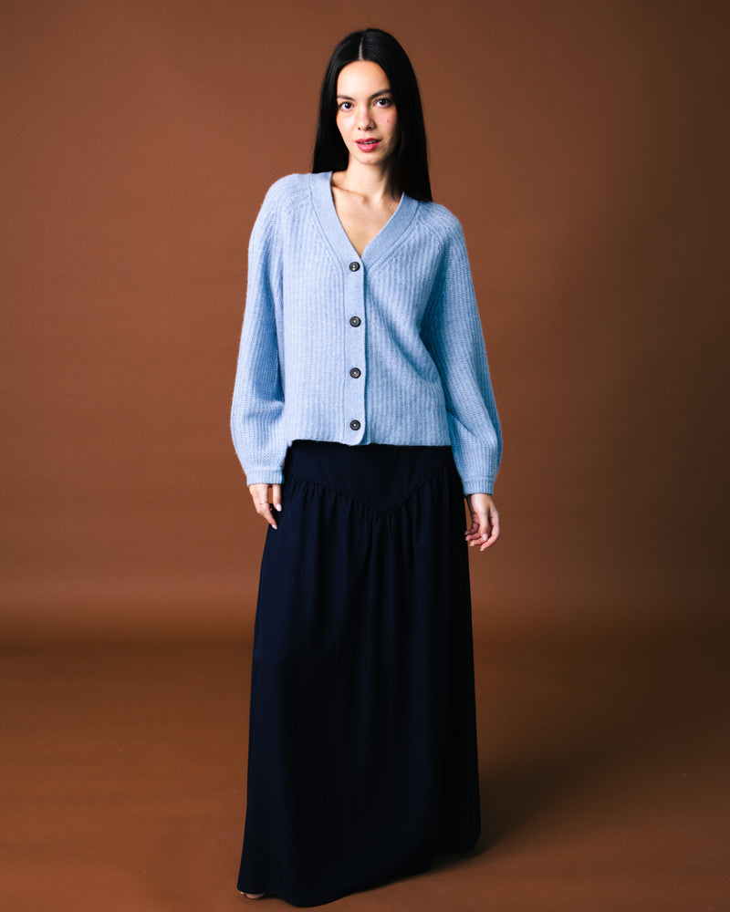 Lilou Skirt - Linen & Tencel Navy