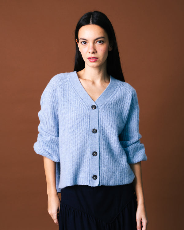 Le Chill V-Neck Cardigan - Tide