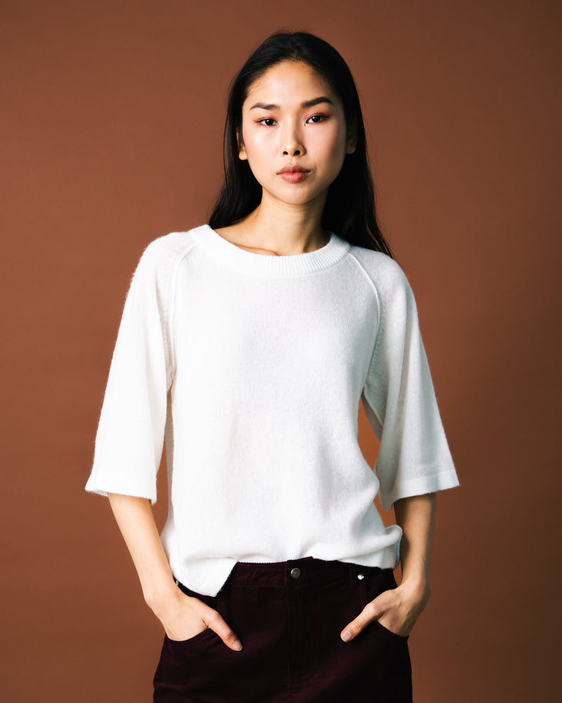 Emma Sweater - Pure White