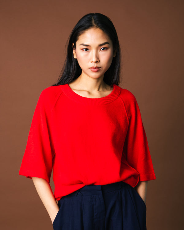 Emma Sweater - Oriental Red