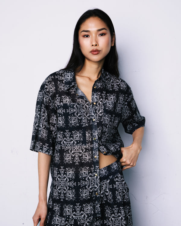 Jim Shirt - Black Bandana