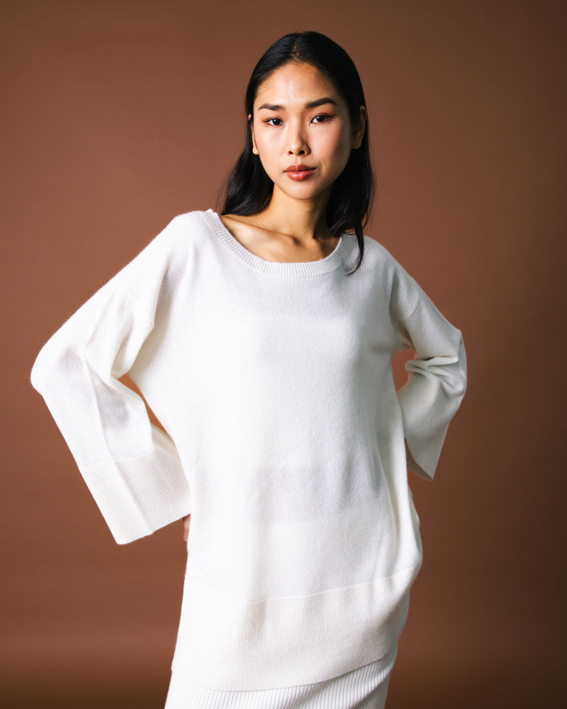 Leon Oversize Sweater - Parchment