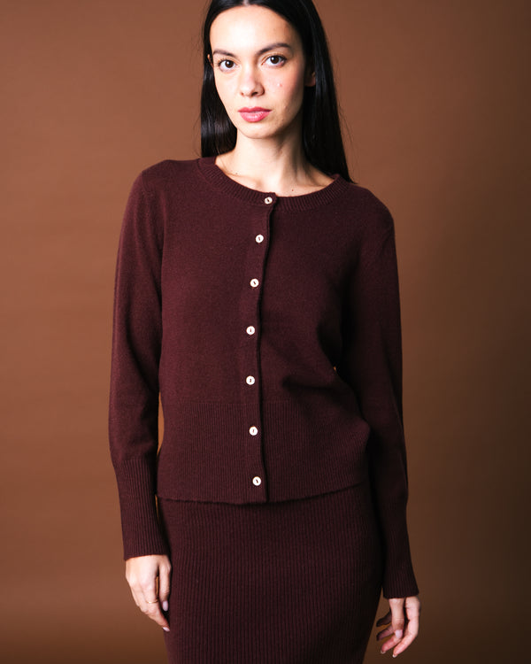 Gaby Cardigan - Espresso