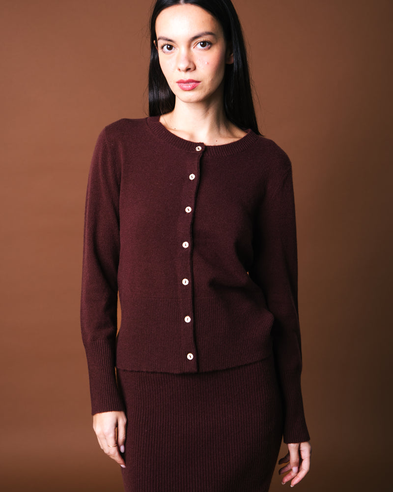 Gaby Cardigan - Espresso