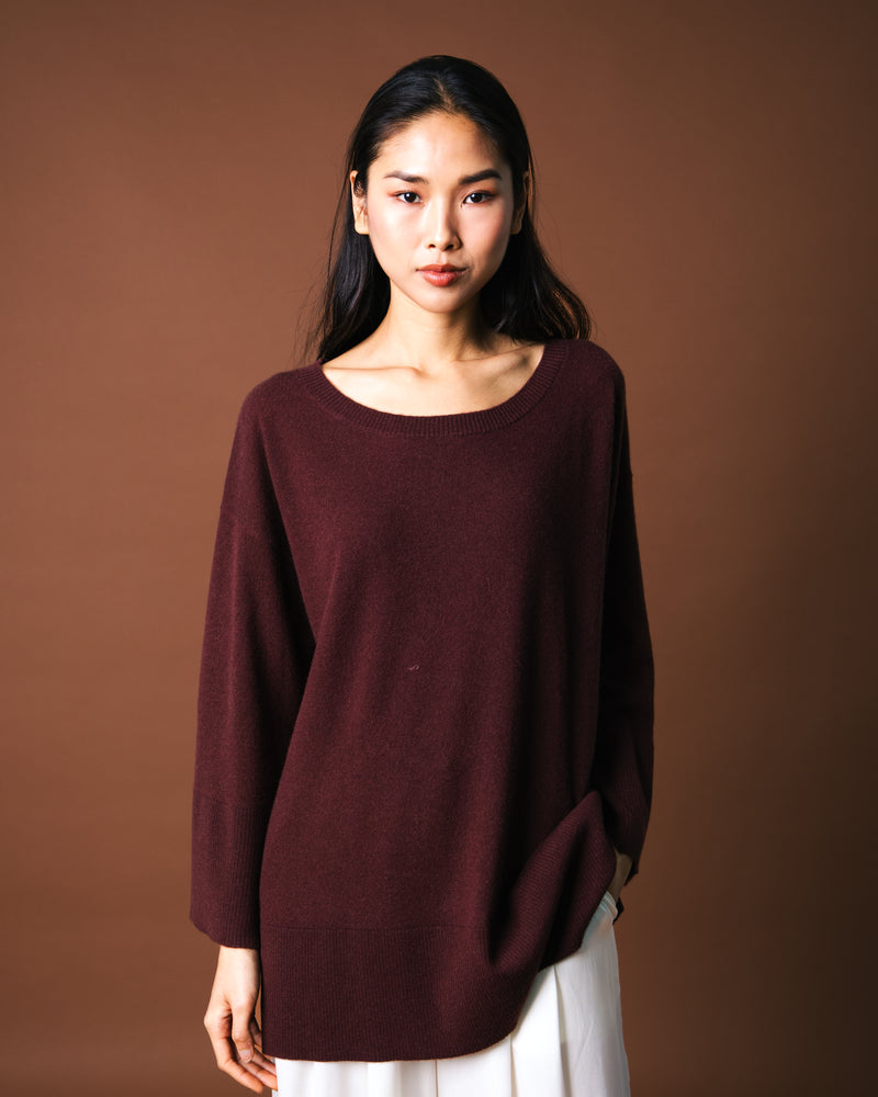 Leon Oversize Sweater - Espresso