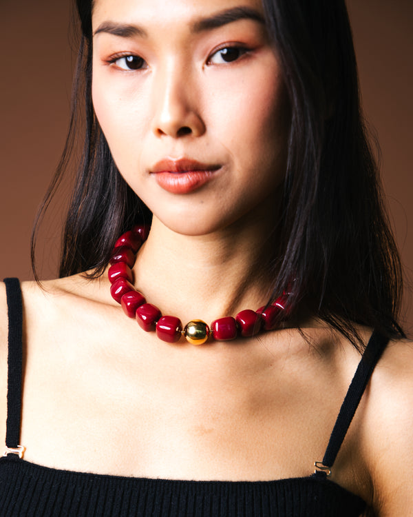 The Laios Necklace - Red