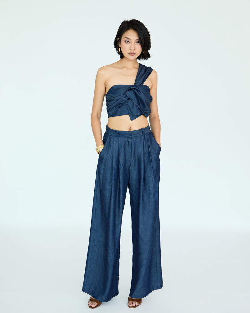 Suzie Pants - Chambray Brut