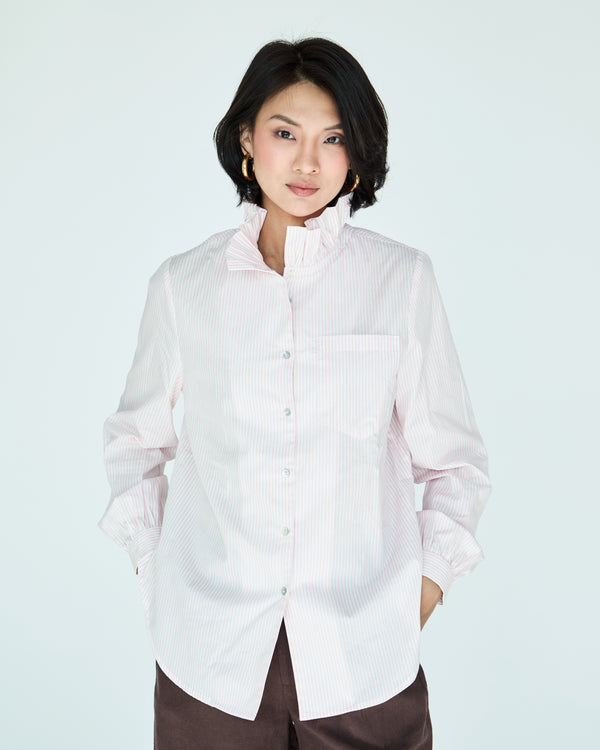Simone Shirt - Pink Stripes