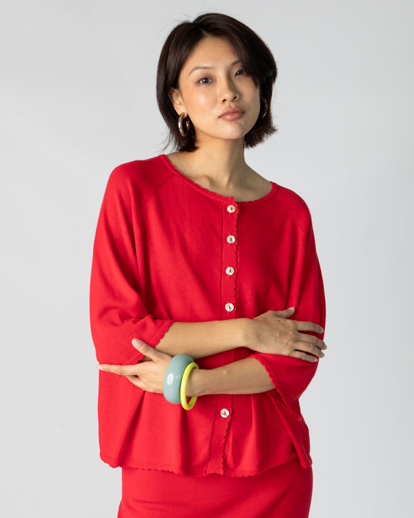 La Bretagne Cardigan - Red