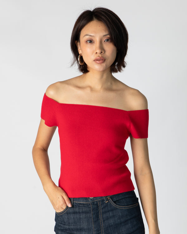 La Bretagne Top - Cherry Red