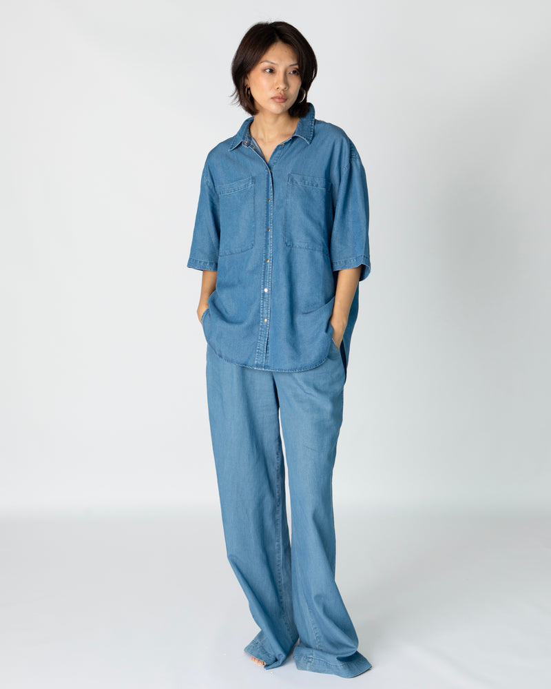 Jim Shirt - Medium Blue Chambray