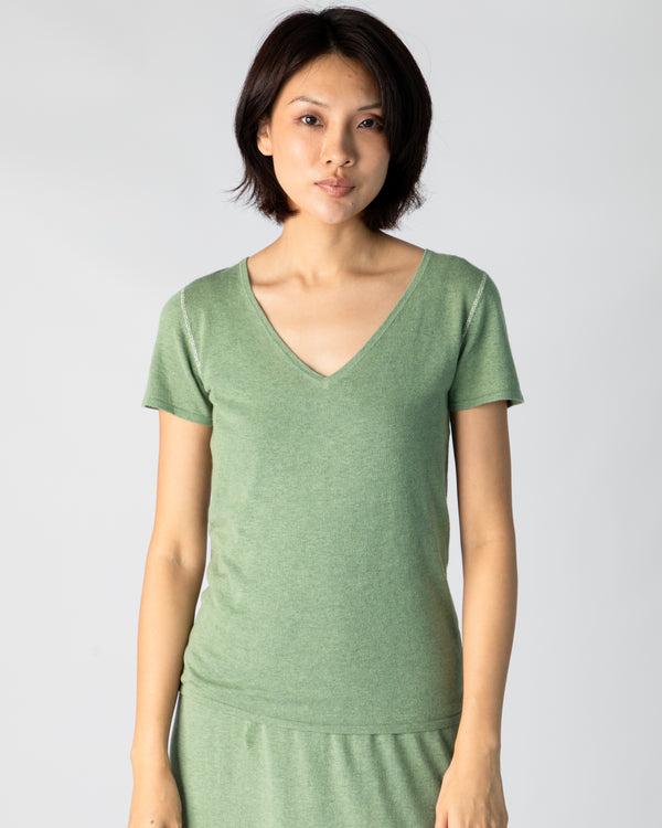 Marcelle T-Shirt (V-Neck) - Field