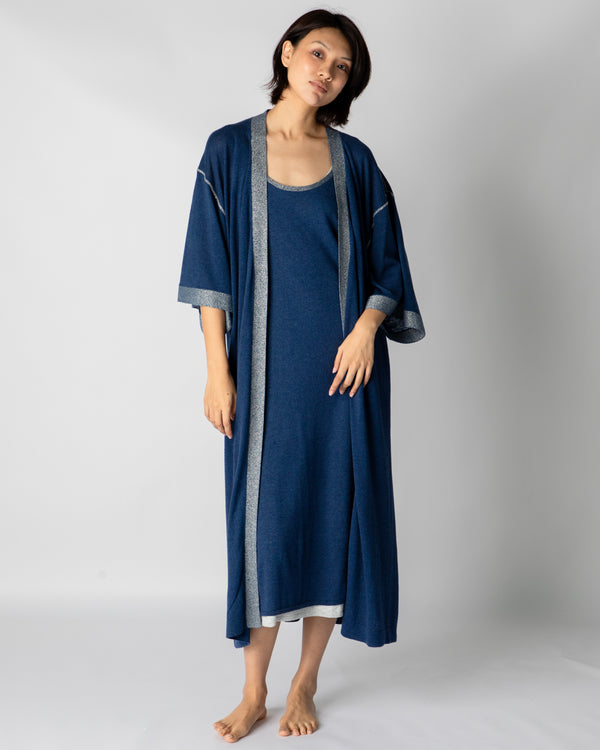 Georgina Long Kimono - Indigo Denim
