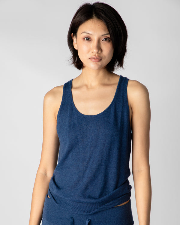 Marcelle Tank Top - Indigo Denim