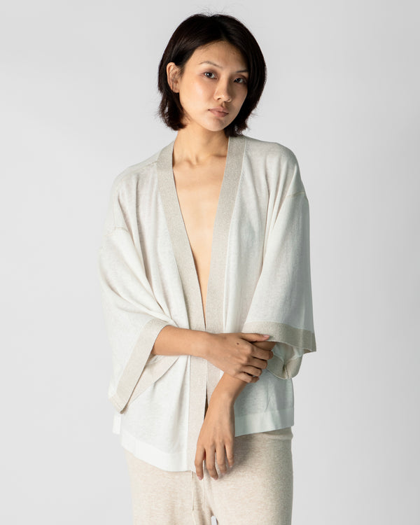 Georgina Short Kimono - White