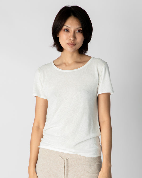 Marcelle T-Shirt (Round Neck) - White