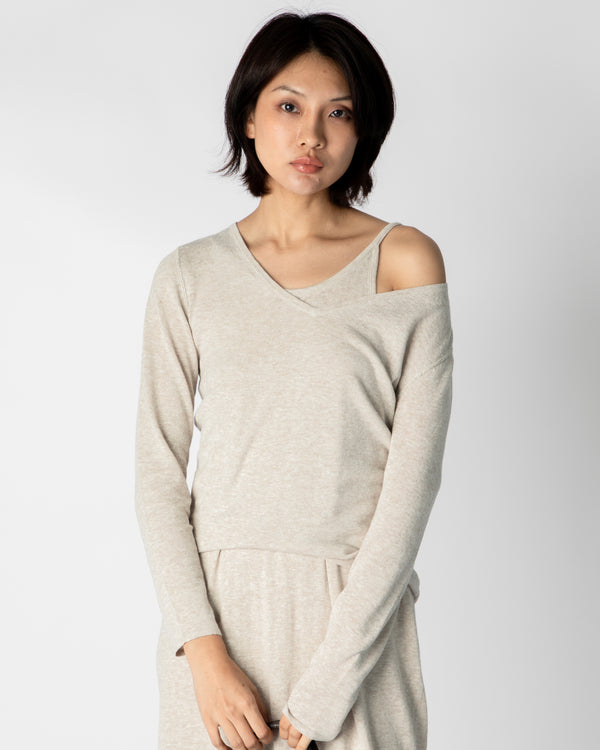 Marcelle Long T-Shirt (V-Neck) - Hay Day