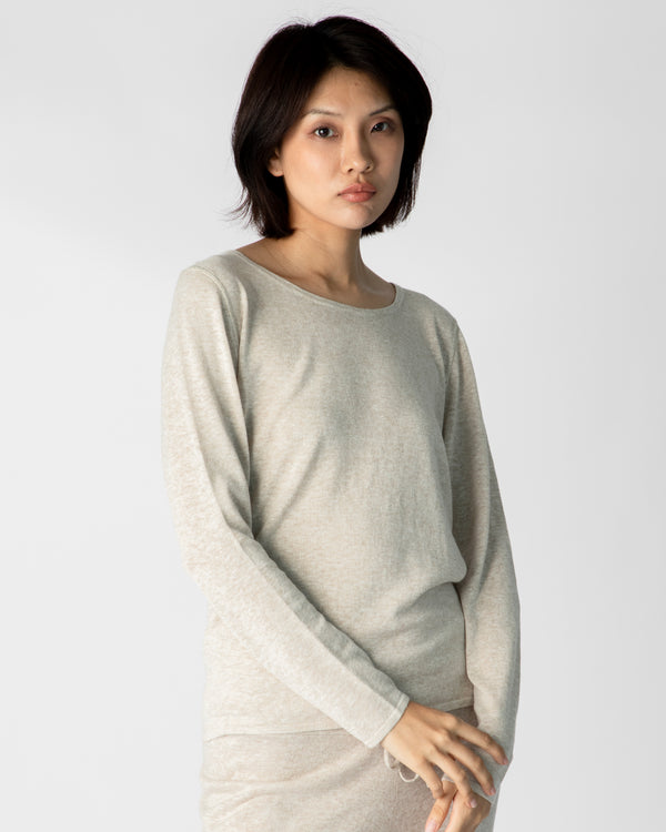 Marcelle Long T-Shirt (Round Neck) - Hay Day