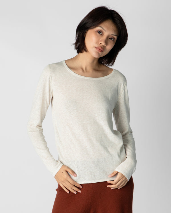 Marcelle Long T-Shirt (Round Neck) - Calico