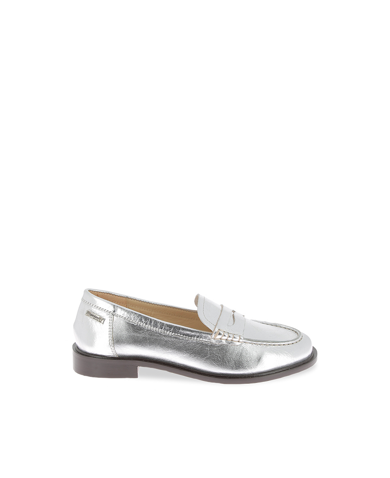Lucie Loafers - Silver