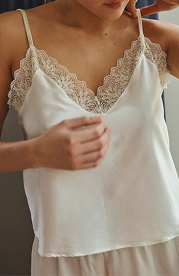 Pyjama Andrée Charlotte - Milk Lace
