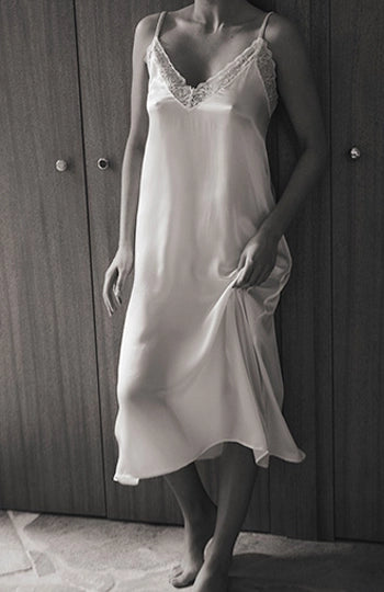 Robe Amanda - Milk Lace