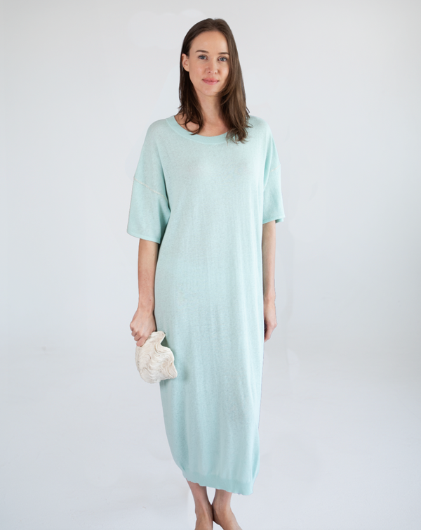 Azzura Dress - Chalk Blue