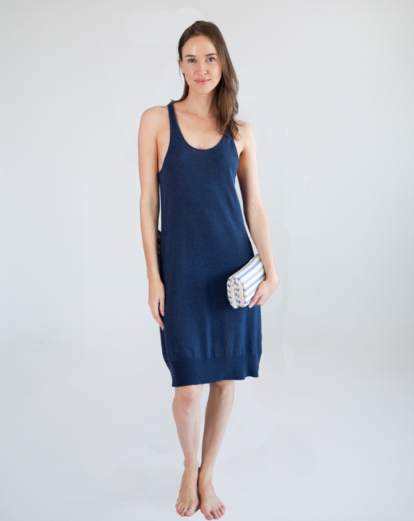 Georgina Tank Top Dress - Indigo Denim